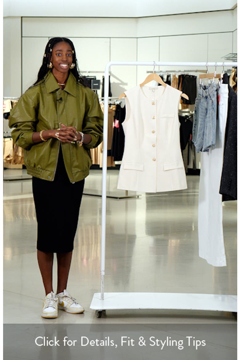 Della Button-Up Vest video