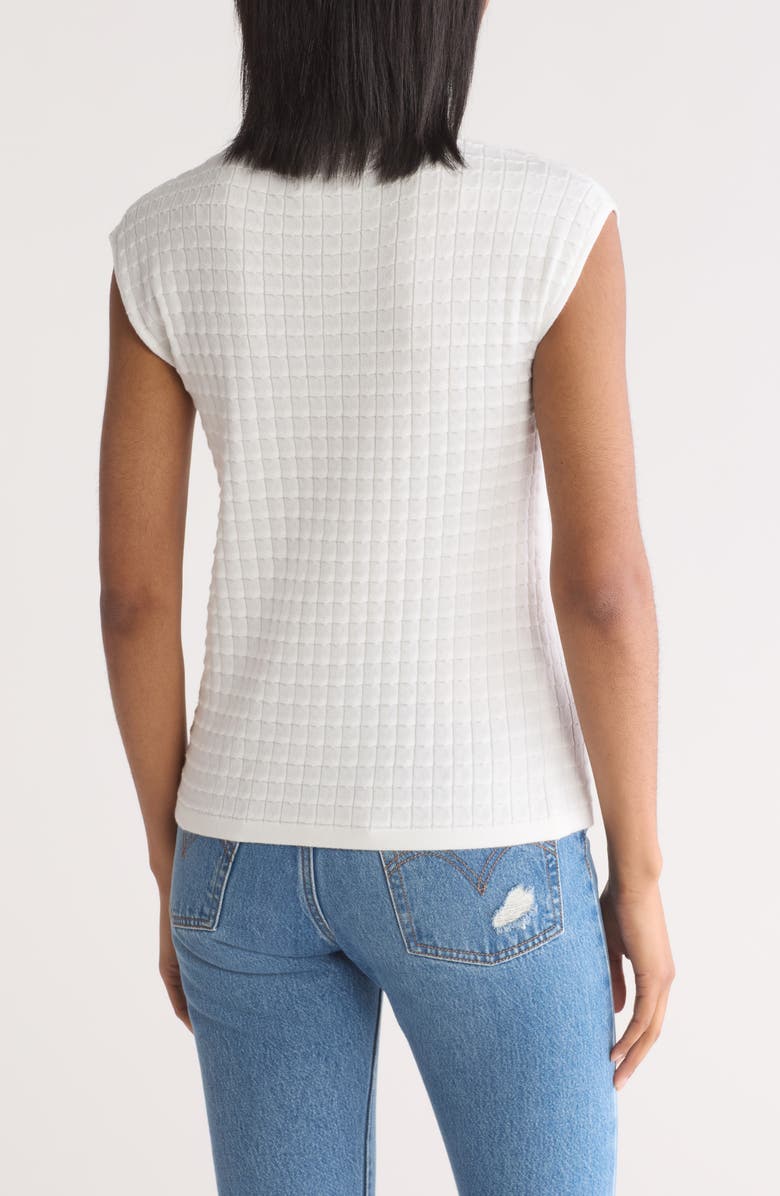Sleeveless Waffle Knit Top