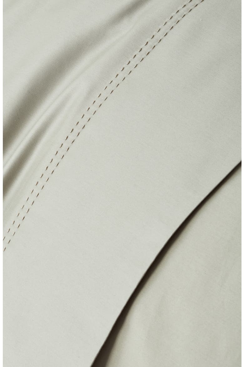 400 Thread Count Organic Cotton Sateen Sheet Set, Alternate, color, GREEN HALO