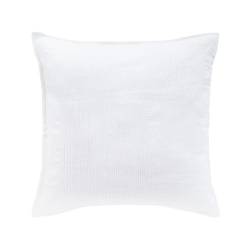 Elisabeth York Beacon White Cotton Euro Pillow Sham In White