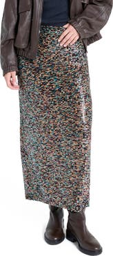 TWP Sylkie Sequin Silk Skirt