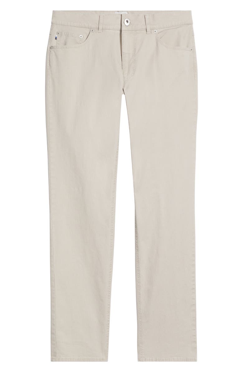 Brax Cooper Fusion Flex Microprint Regular Fit Straight Leg Pants, Alternate, color, Beach