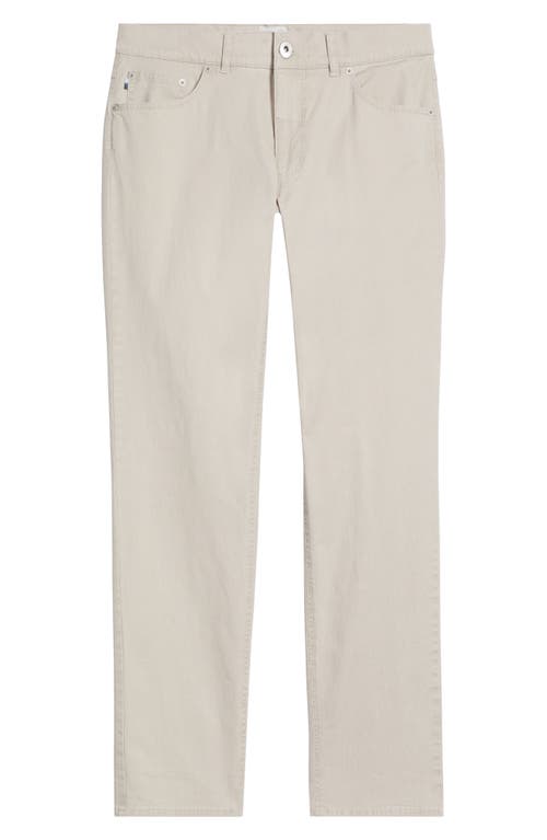 Brax Cooper Fusion Flex Microprint Regular Fit Straight Leg Pants In Beach