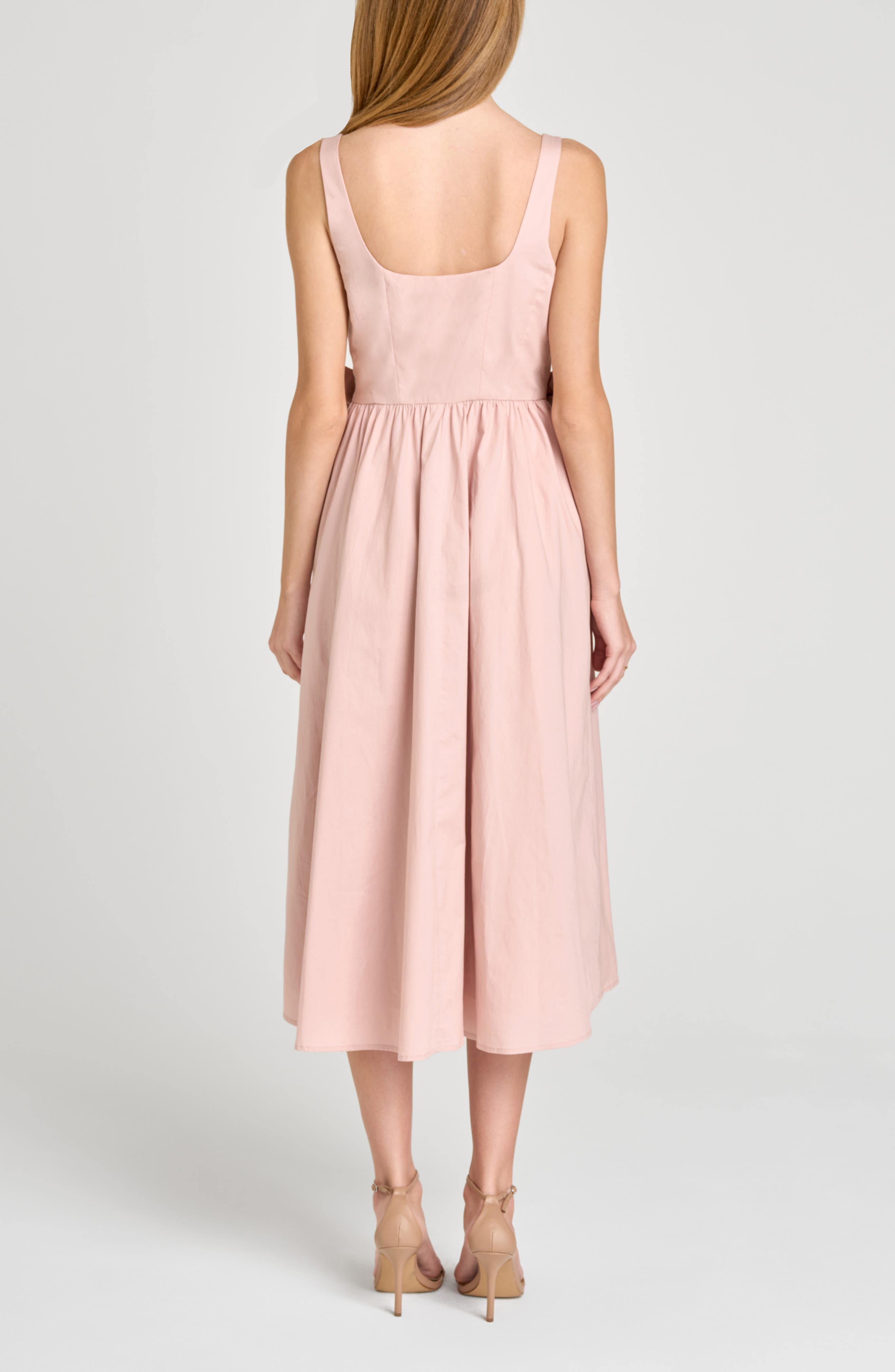 Lizzy Bow Trim Midi Dress - image 4