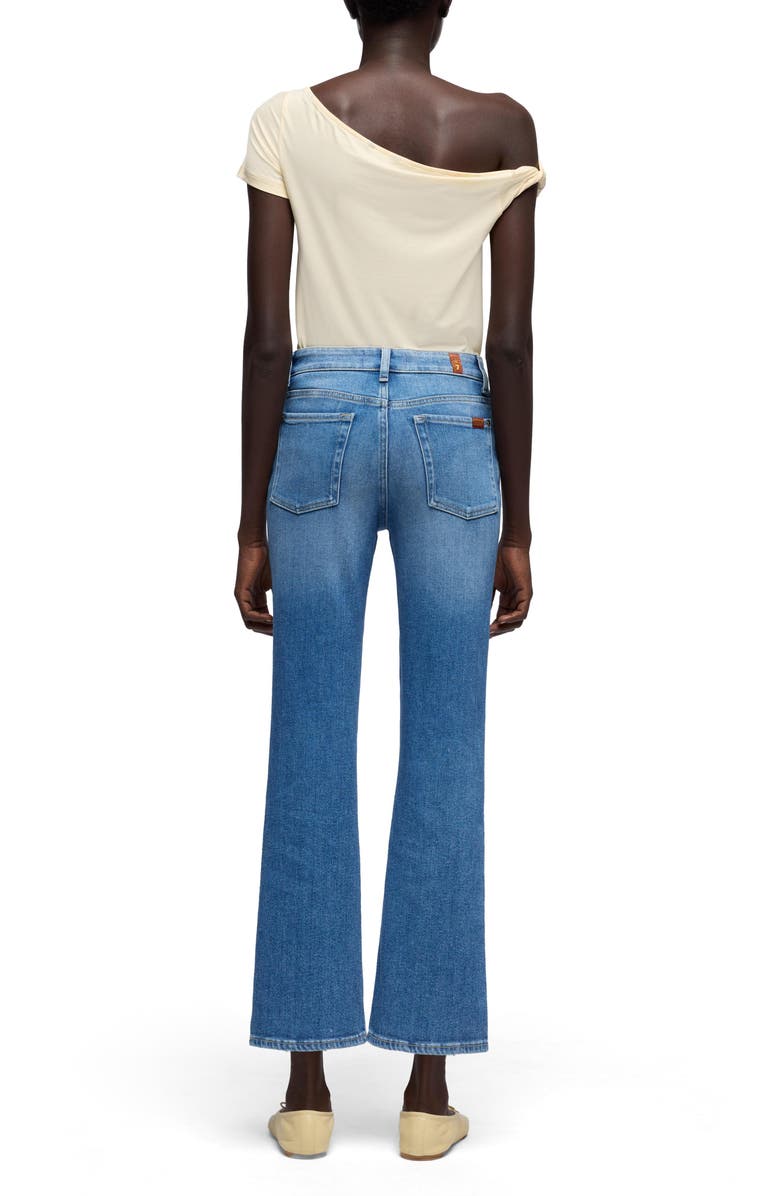 7 For All Mankind Crop Bootcut Jeans, Alternate, color, Coastline