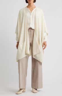 Vince Tipped Cashmere Wrap