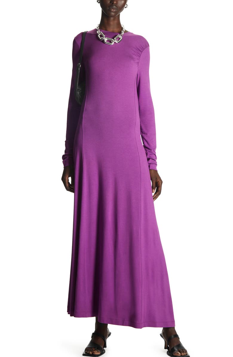 COS Long Sleeve Maxi Dress, Main, color, 