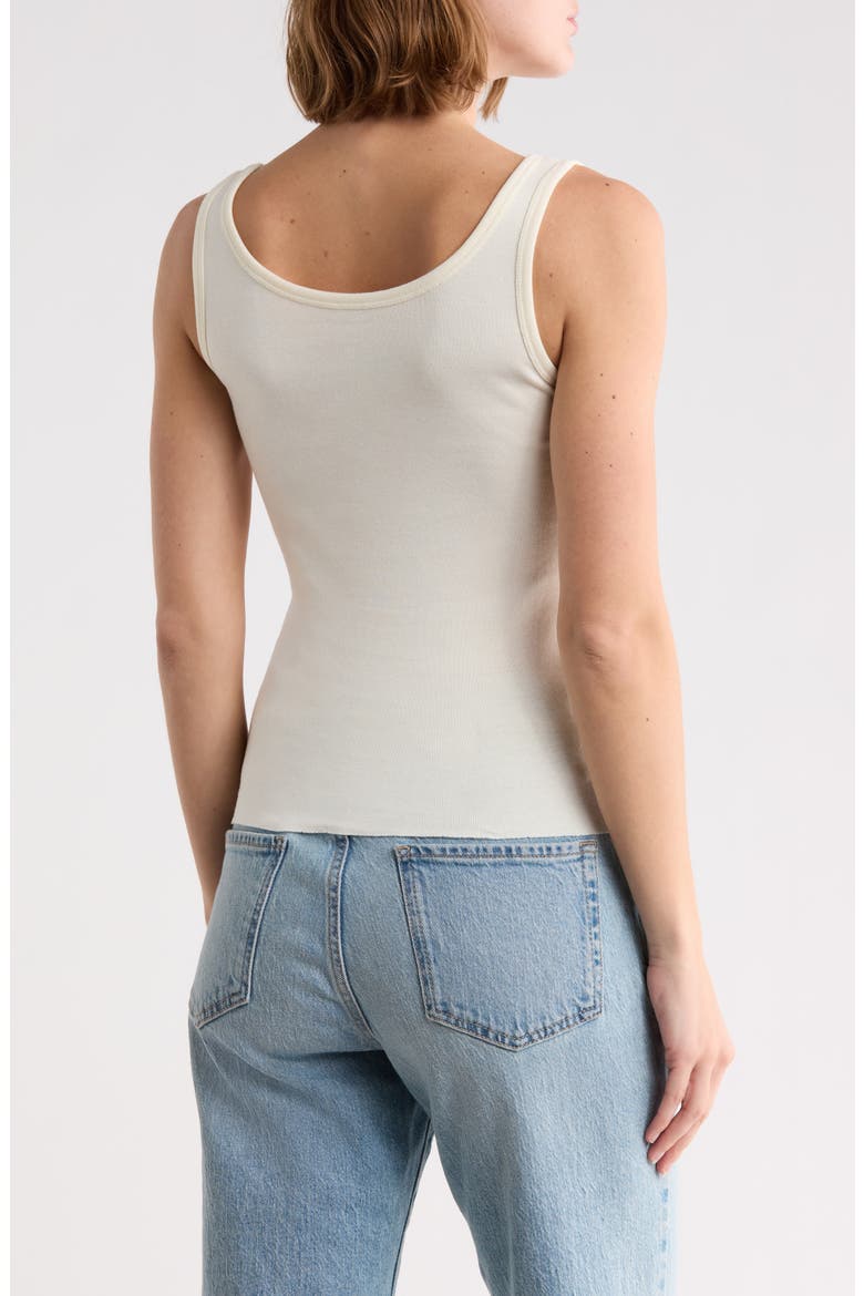 Ocean View Cotton Tank Top, Alternate, color, NATURAL