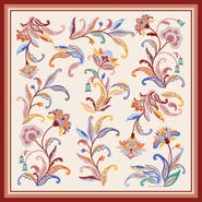 Jessie Zhao New York Terra Paisley Double Sided Silk Scarf