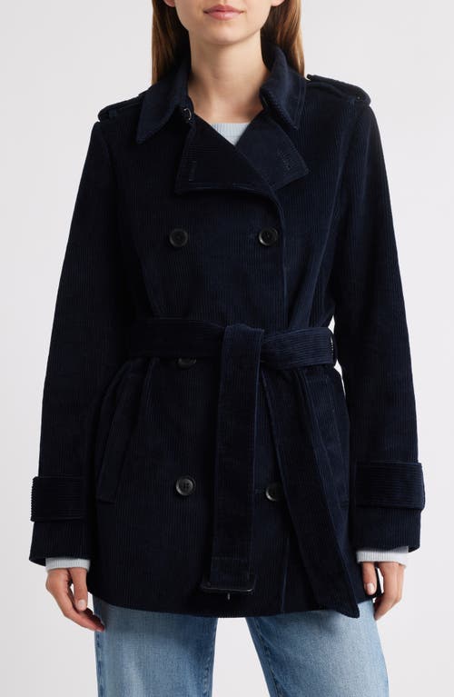 Bcbg Belted Corduroy Trench Coat