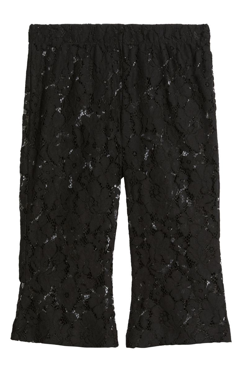 HIGH HEEL JUNGLE Isla Lace Capri Pants, Alternate, color, Black