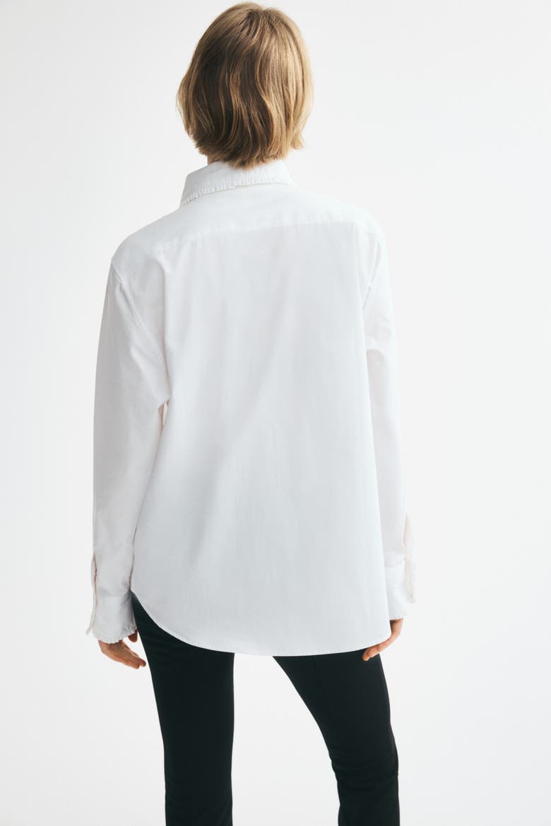 Cotton Poplin Shirt, Alternate, color, White