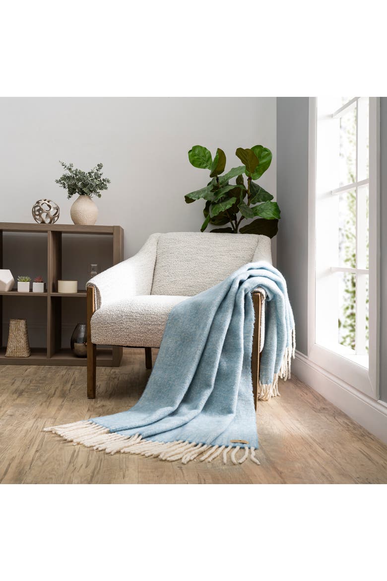 Andes Throw, Alternate, color, Sky Blue