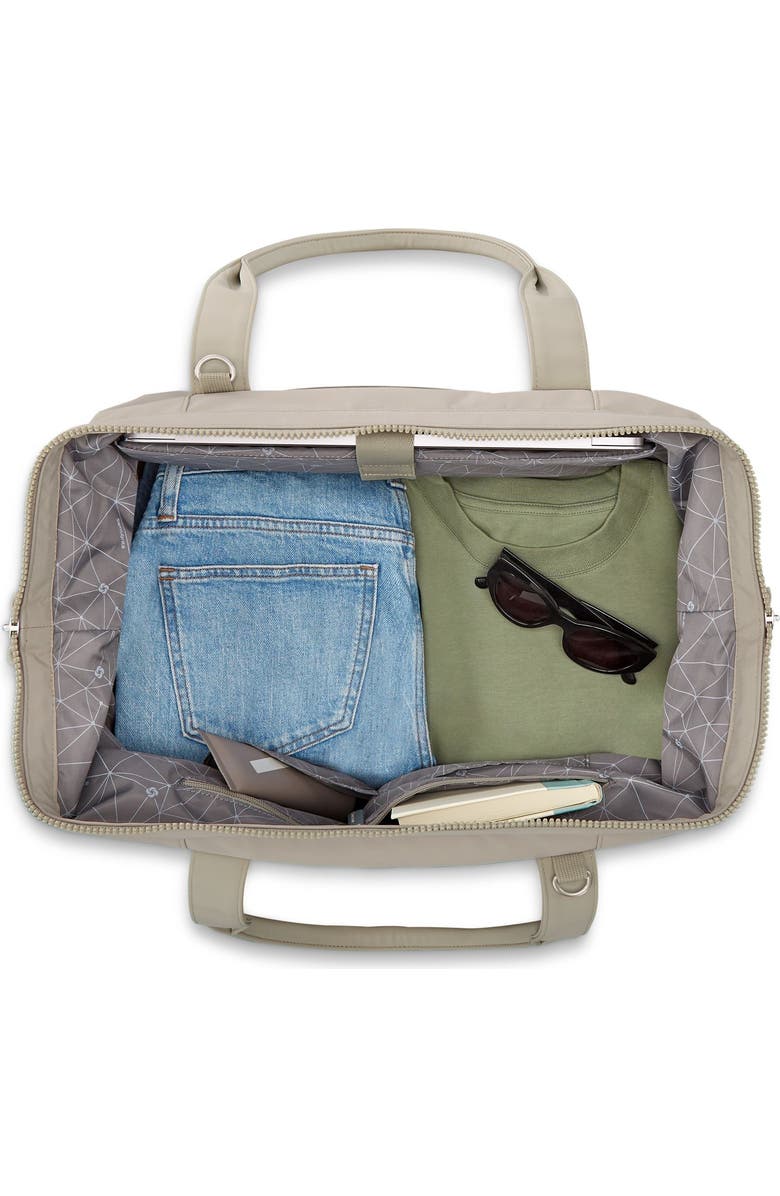 Samsonite Better Than Basic Drop Bottom Weekender, Alternate, color, Limestone Grey