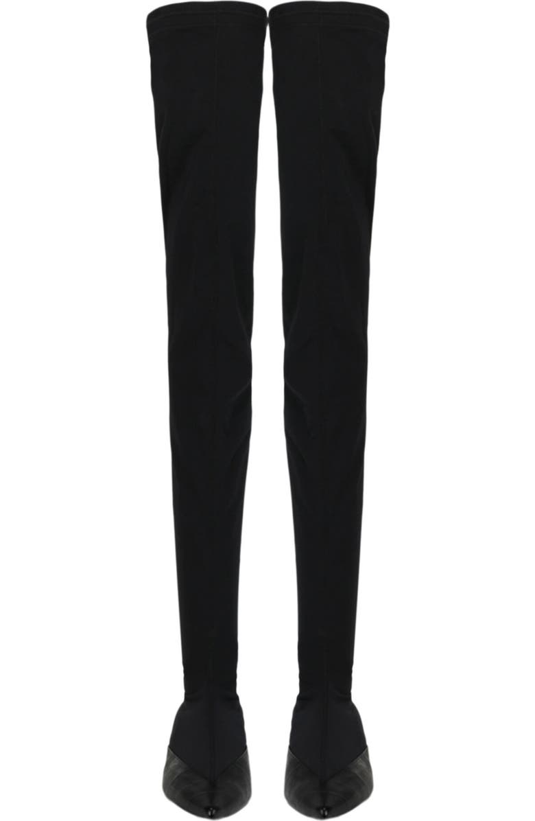 Givenchy Stretch Over-the-Knee Kitten Heel Boot, Alternate, color, Black