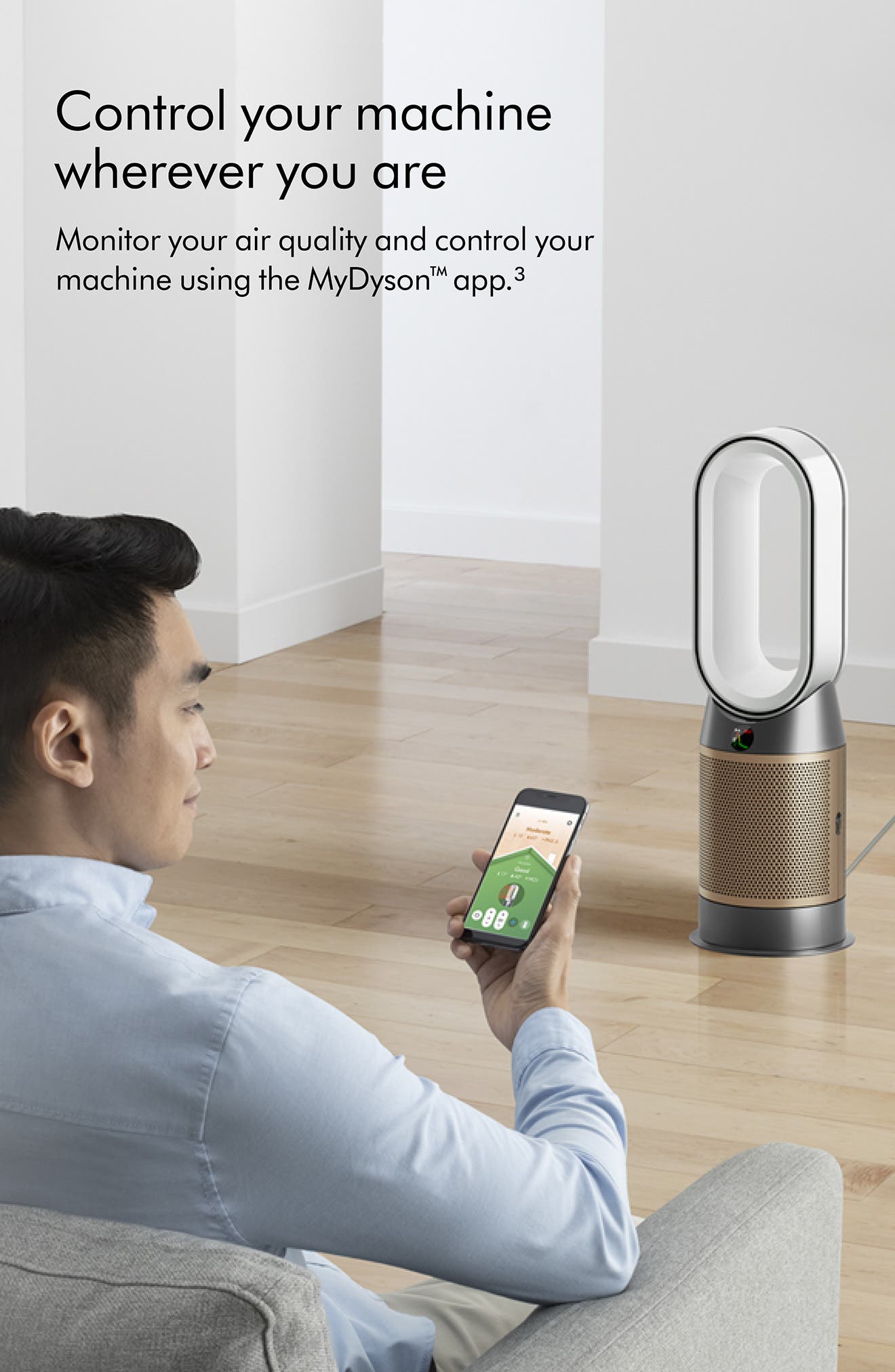 Dyson Purifier Hot+Cool Formaldehyde™ HP09 Purifing Fan - White