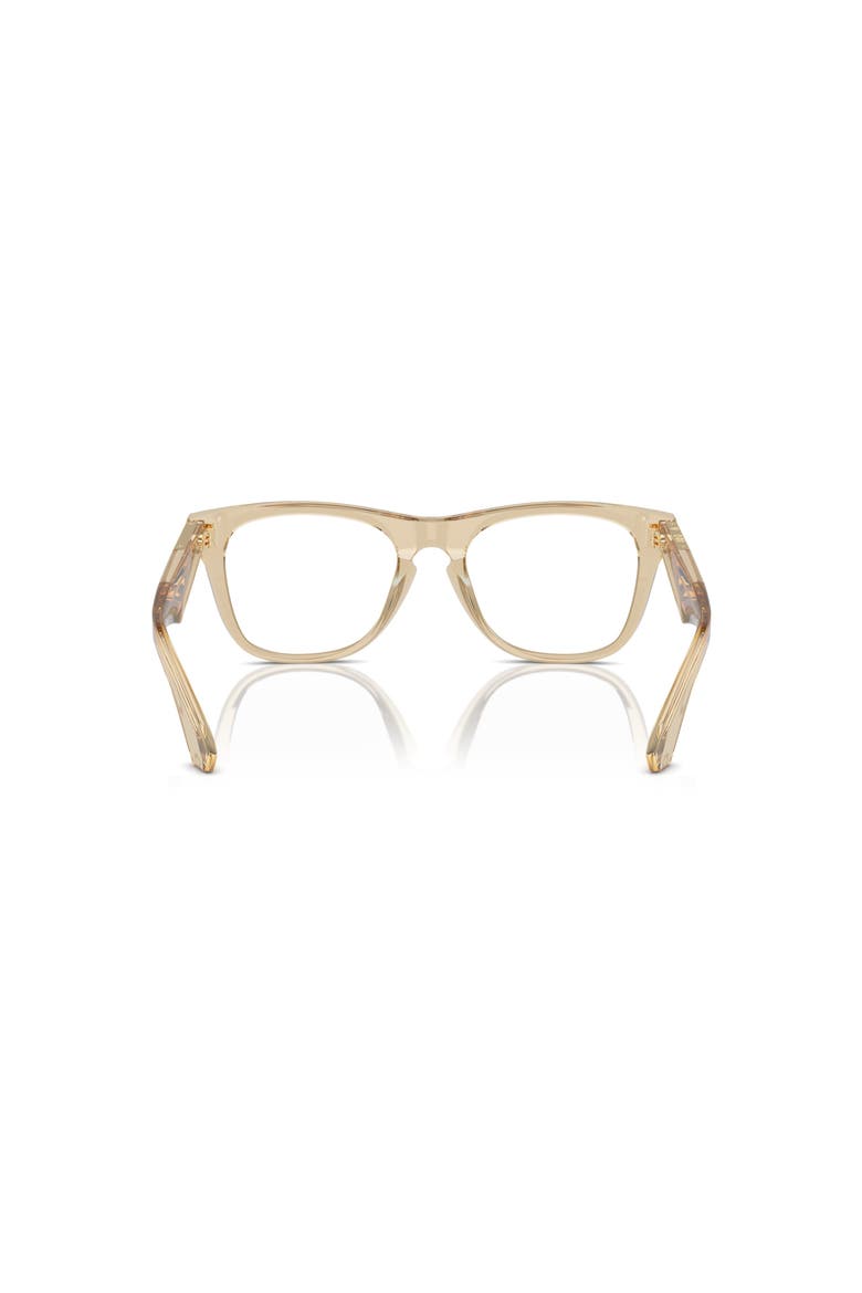 51mm Square optical glasses, Alternate, color, Beige
