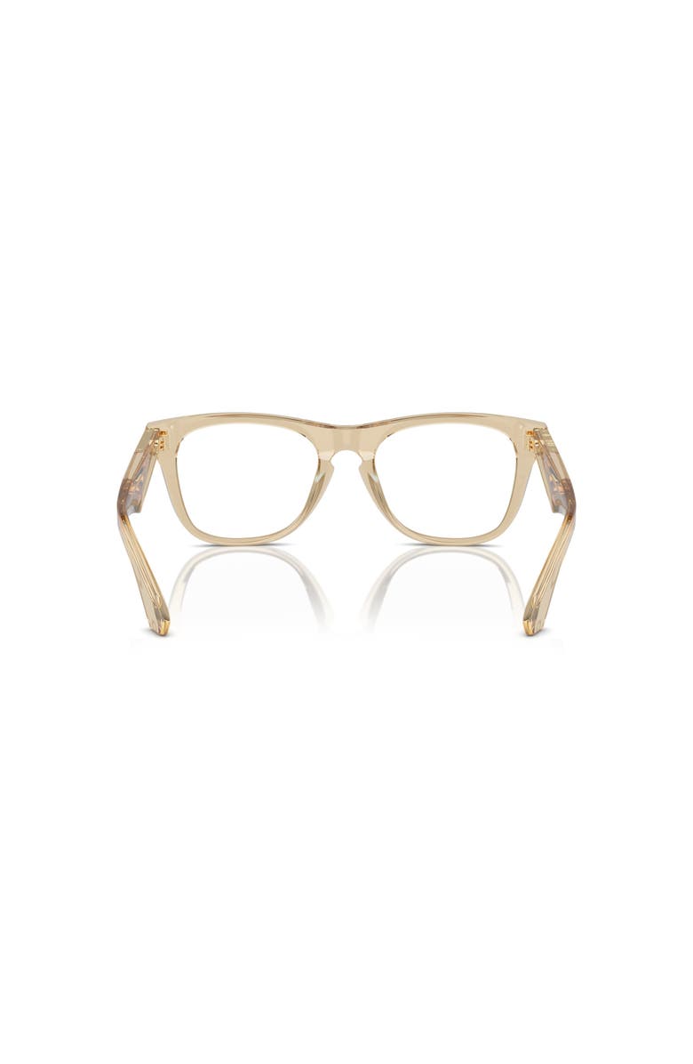 Burberry 51mm Square optical glasses, Alternate, color, Beige