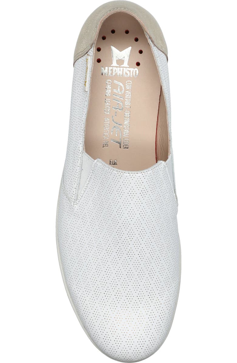 Mephisto Korie Flat, Alternate, color, White Arena