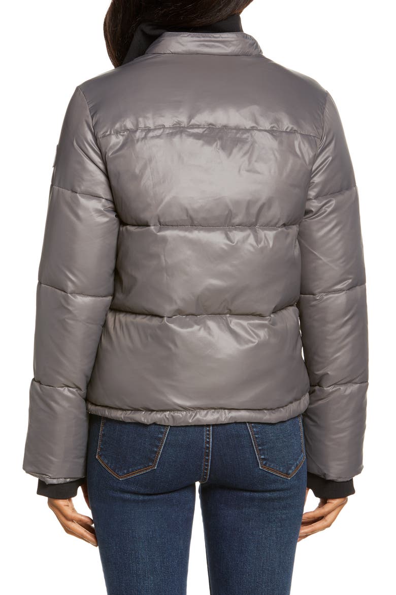 Izzie Water Repellent Puffer Jacket, Alternate, color, DARK GREY
