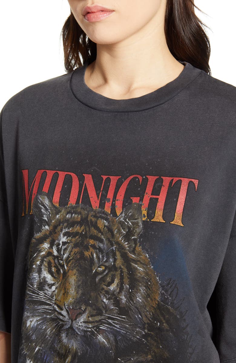 Urban Nation Midnight Oversized Tee, Alternate, color, 