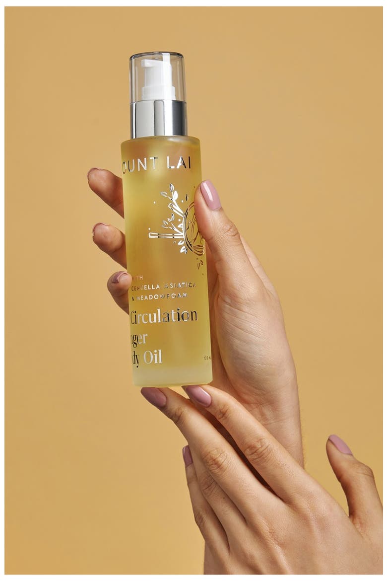 Qi Circulation Ginger Body Oil, Alternate, color, YELLOW