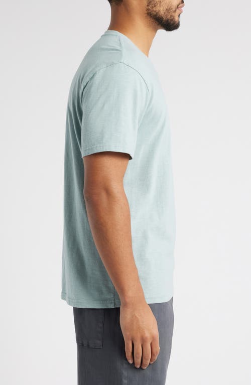 Treasure & Bond Lived In Slub Jersey Crewneck T-shirt In Blue