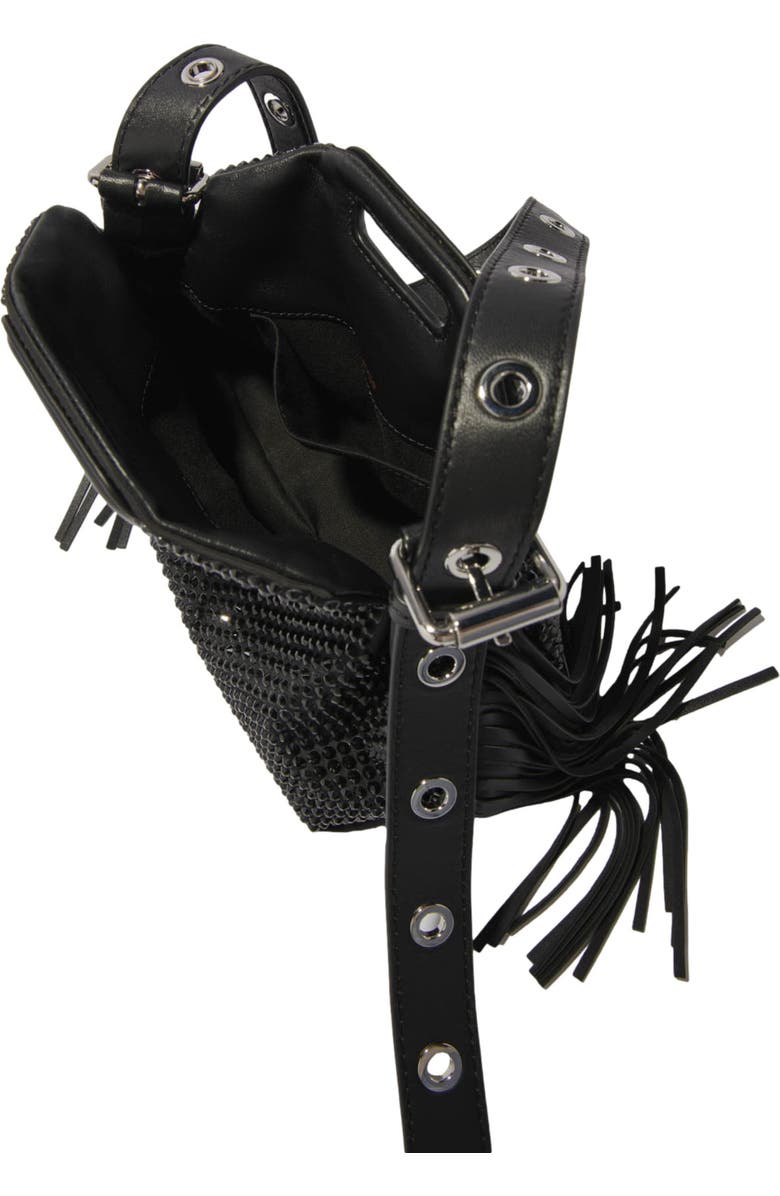 maje Miss M Nano rhinestone bag, Alternate, color,