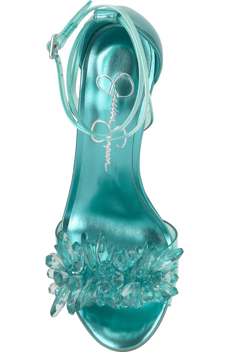 Jessica Simpson Janivah Ankle Strap Sandal, Alternate, color, Summer Seafo