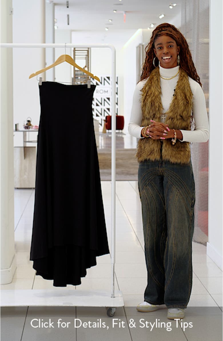 Strapless High/Low Dress, sales video thumbnail