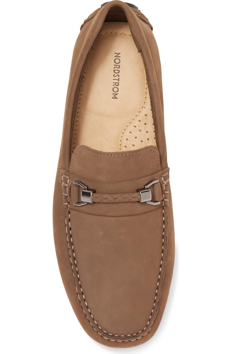 Nordstrom Barrett Braided Bit Driving Shoe, Alternate, color, Tan Desert