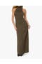 Open Back Halter Maxi Dress