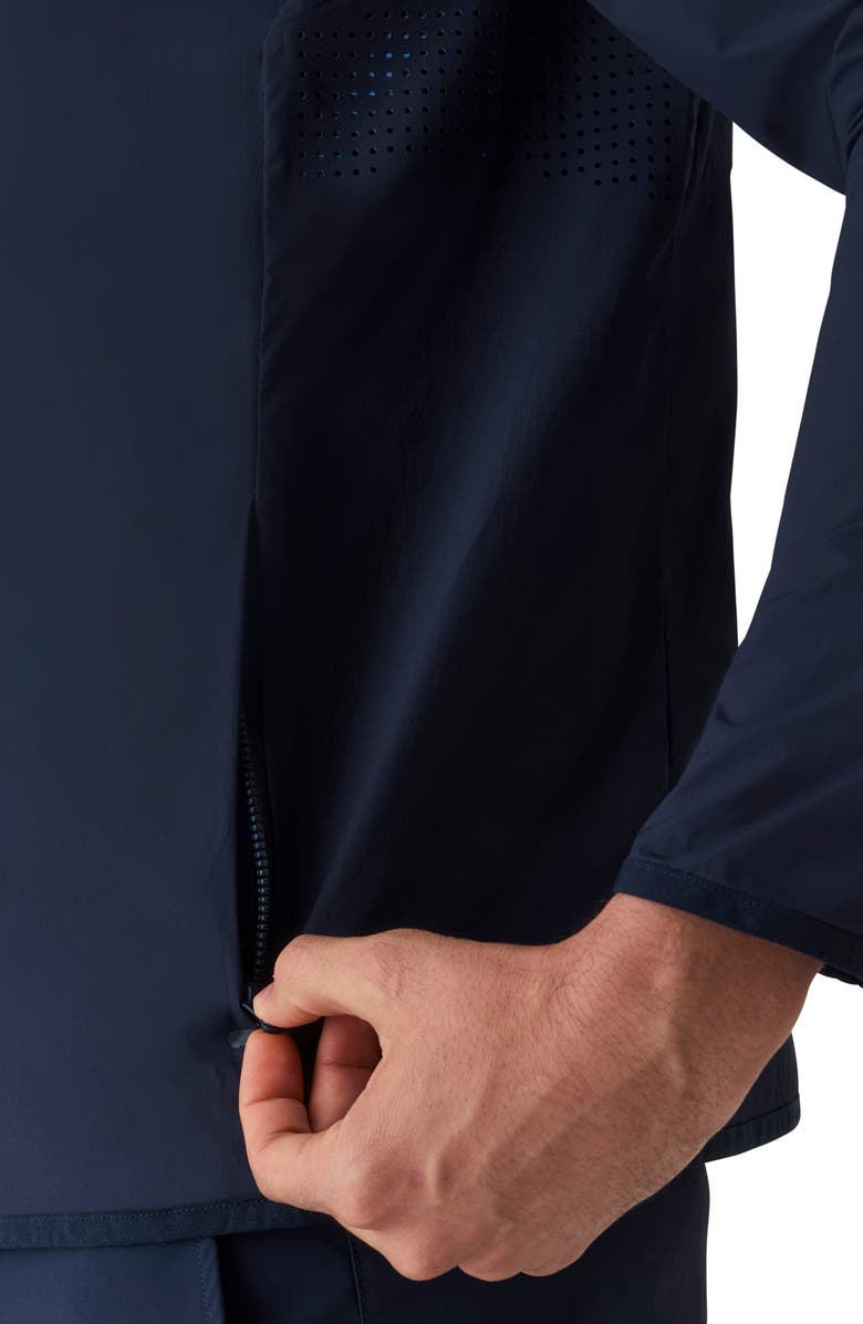 Greyson Newago Water Resistant Hooded Golf Jacket, Alternate, color, Maltese Blue