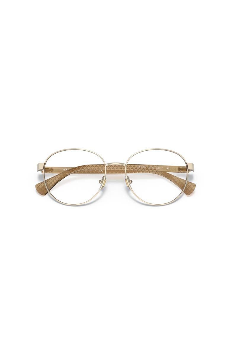 51mm Round optical glasses, Alternate, color, Gold