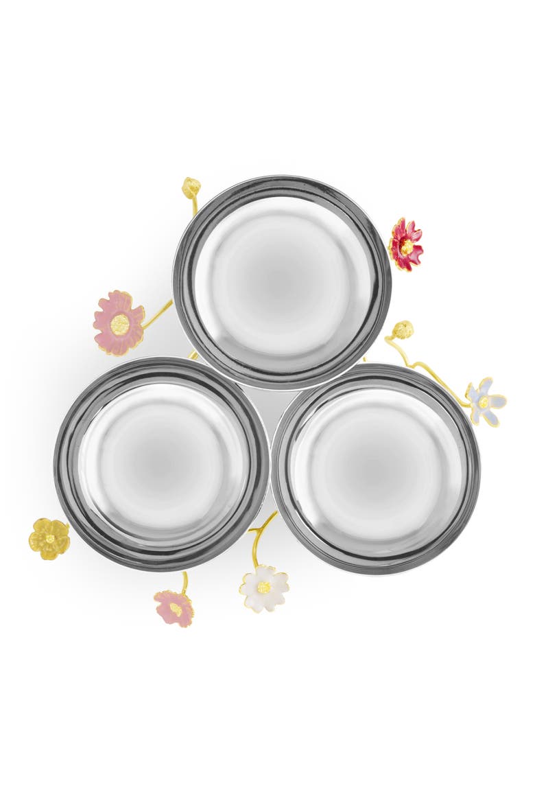 Wildflower Triple Dish, Alternate, color, SILVER MULTI