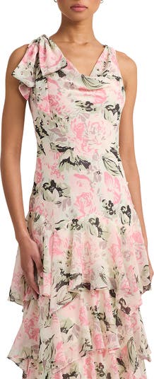 Floral Tiered Gown
