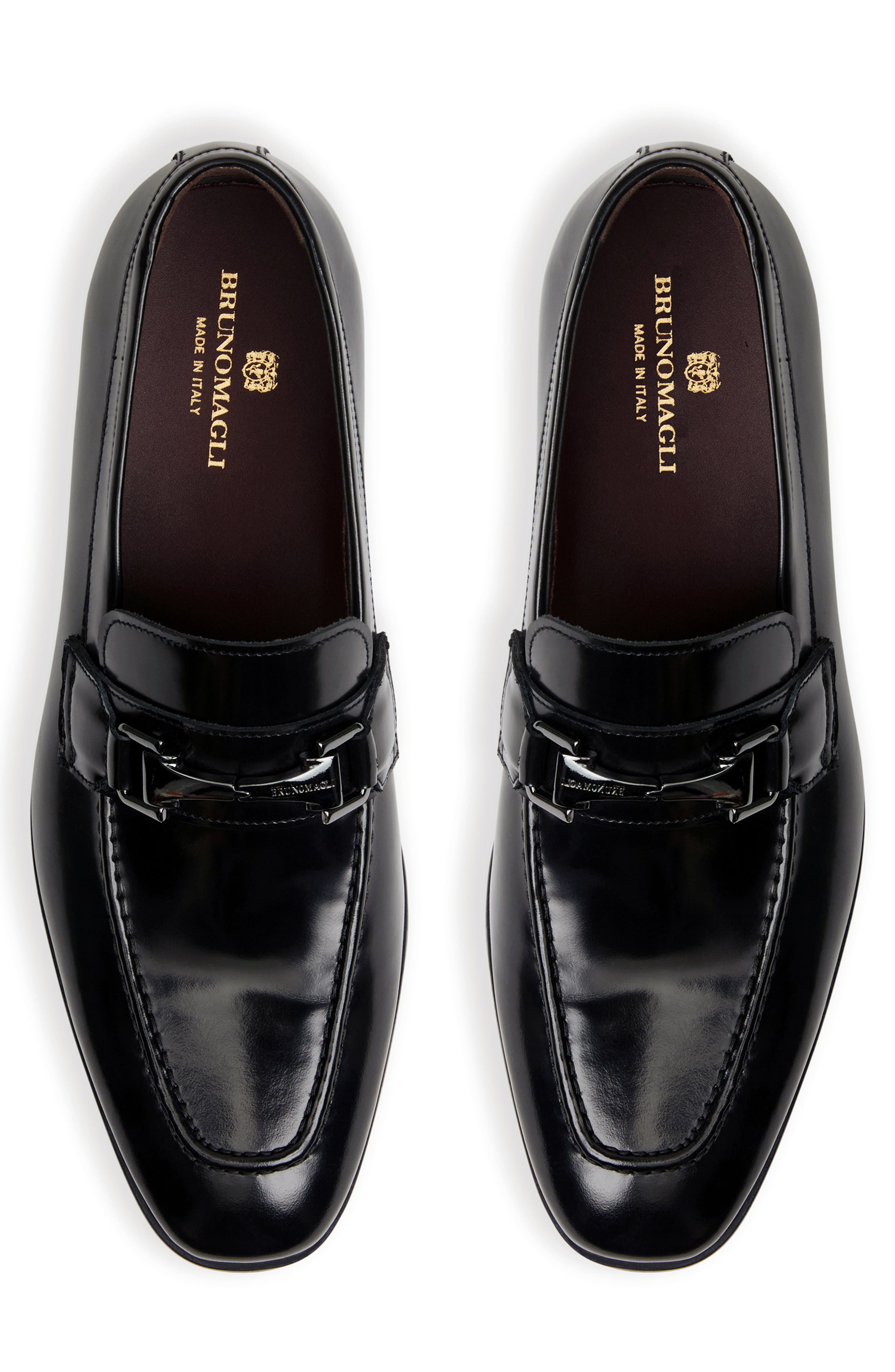 Bruno Magli Saffo Loafer, Alternate, color, Black