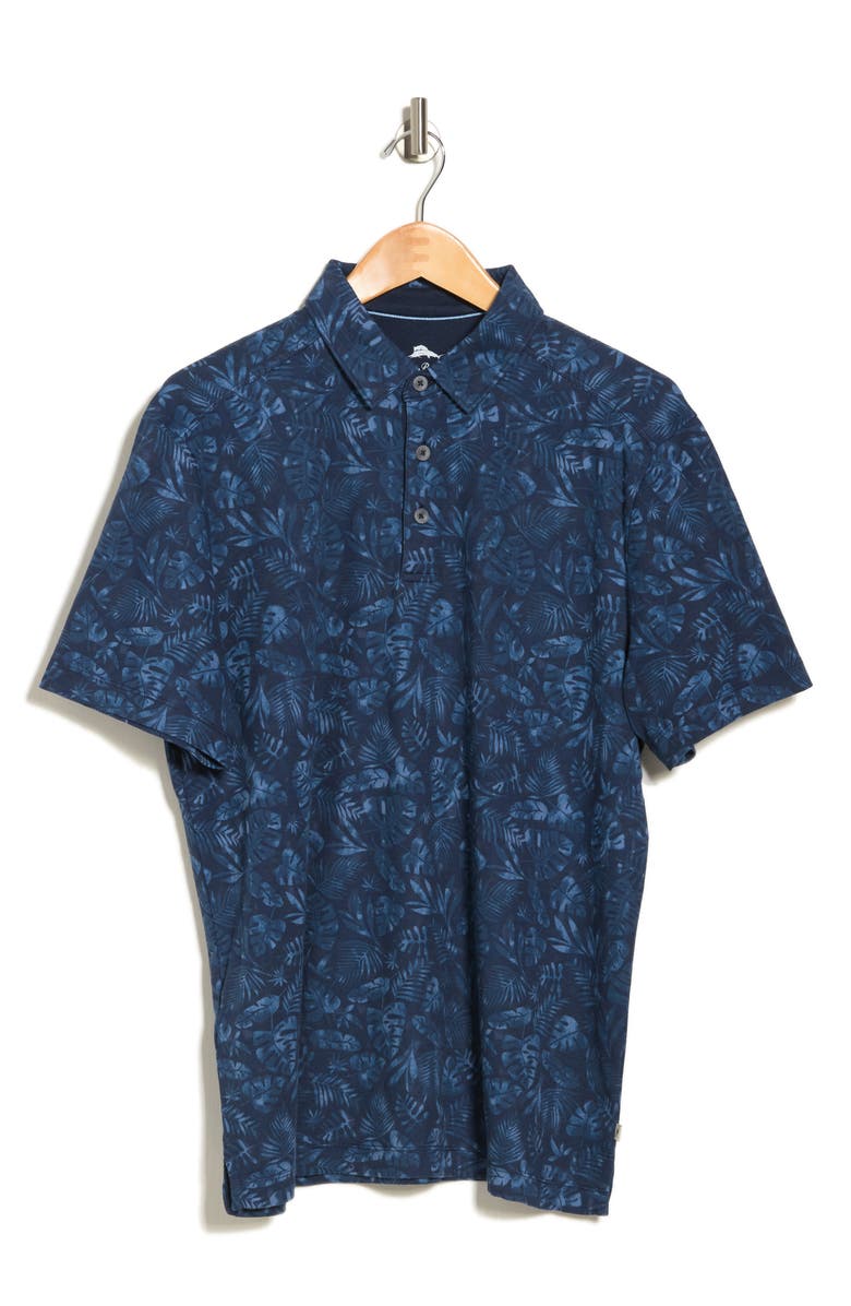 Tommy Bahama Monstera Del Mar Short Sleeve Polo, Alternate, color, 