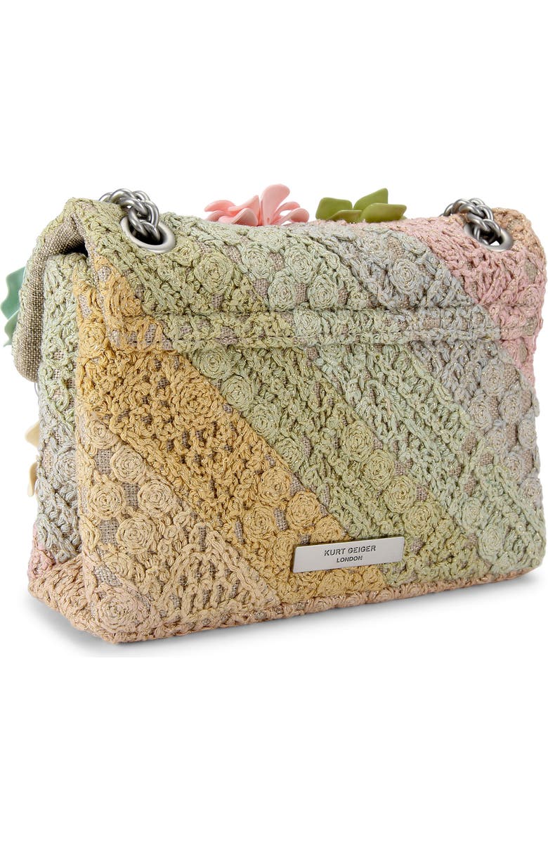 Kurt Geiger London Mini Kensington Floral Applique Crossbody Bag, Alternate, color,