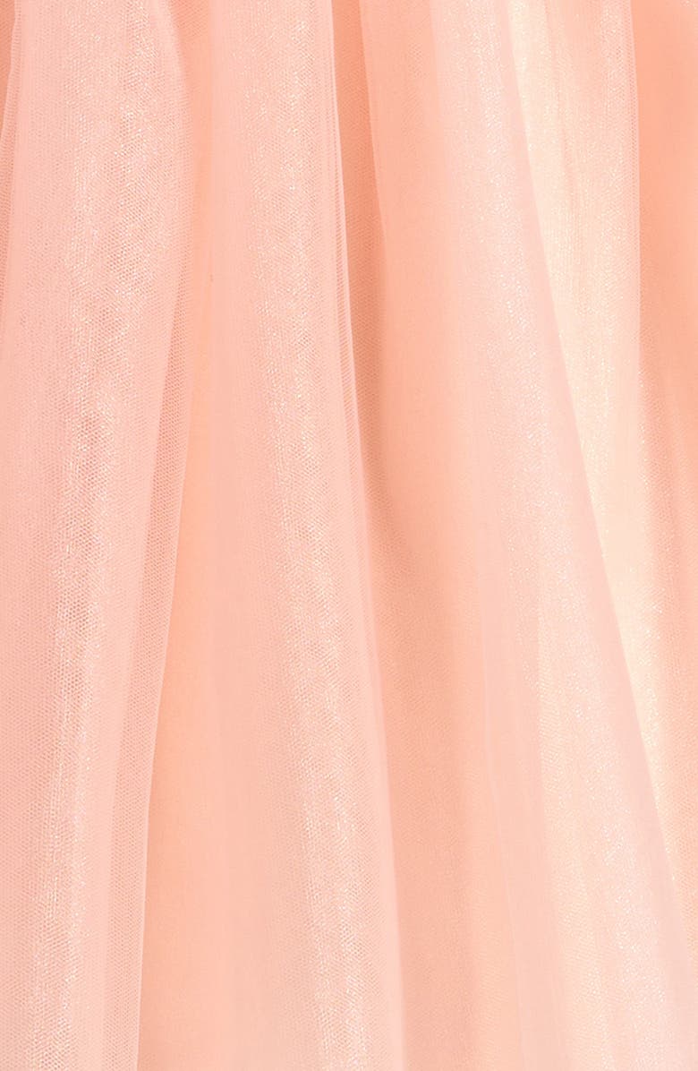 Ava & Yelly Kids' Gathered Tulle Bouquet Party Dress, Alternate, color,