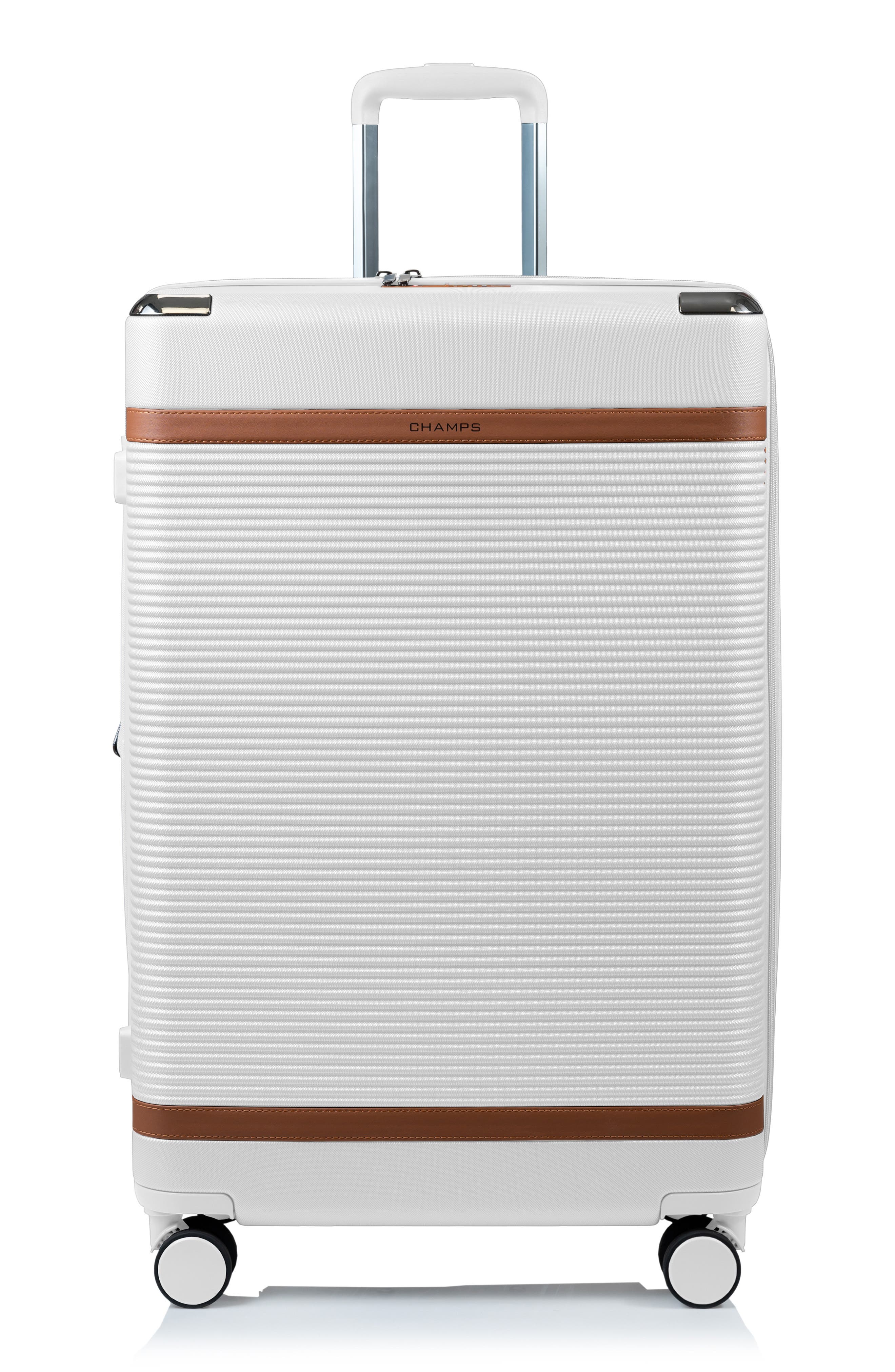 CHAMPS Vintage III Hardside 3-Piece Luggage Set, Alternate, color, Ivory