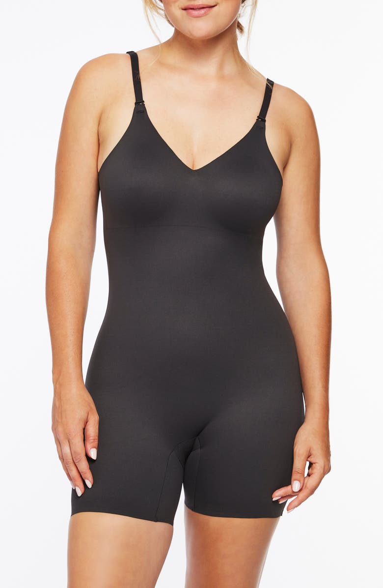 TC Dress Rehearsal Low Back Shaping Romper, Main, color, 