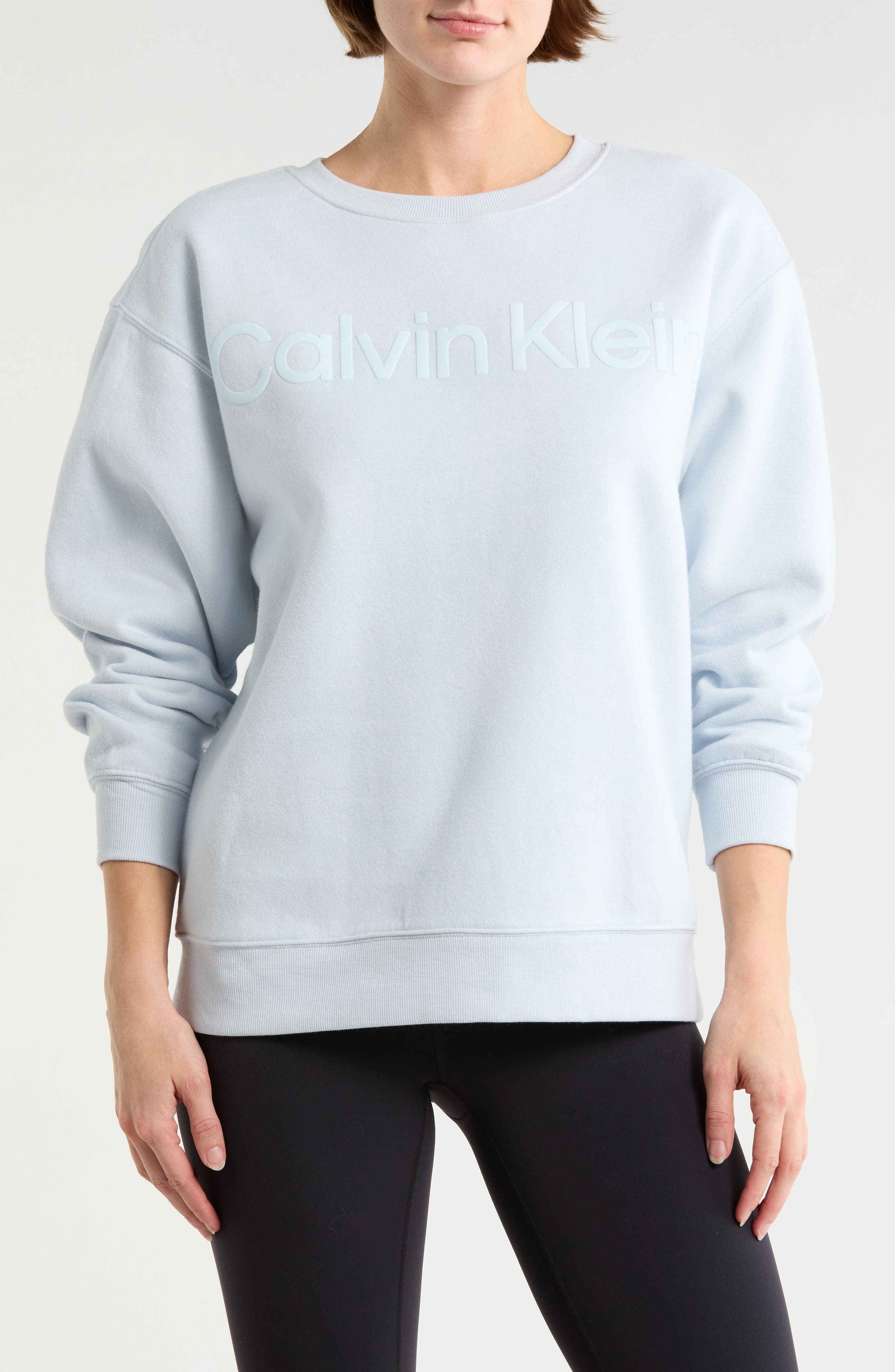 Calvin Klein Puff Print Fleece Sweatshirt