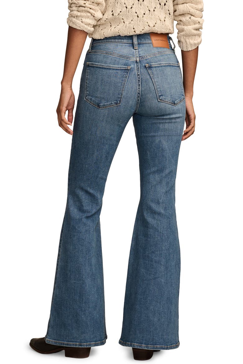 Stevie High Waist Flare Jeans, Alternate, color, SOMETHING SWEET