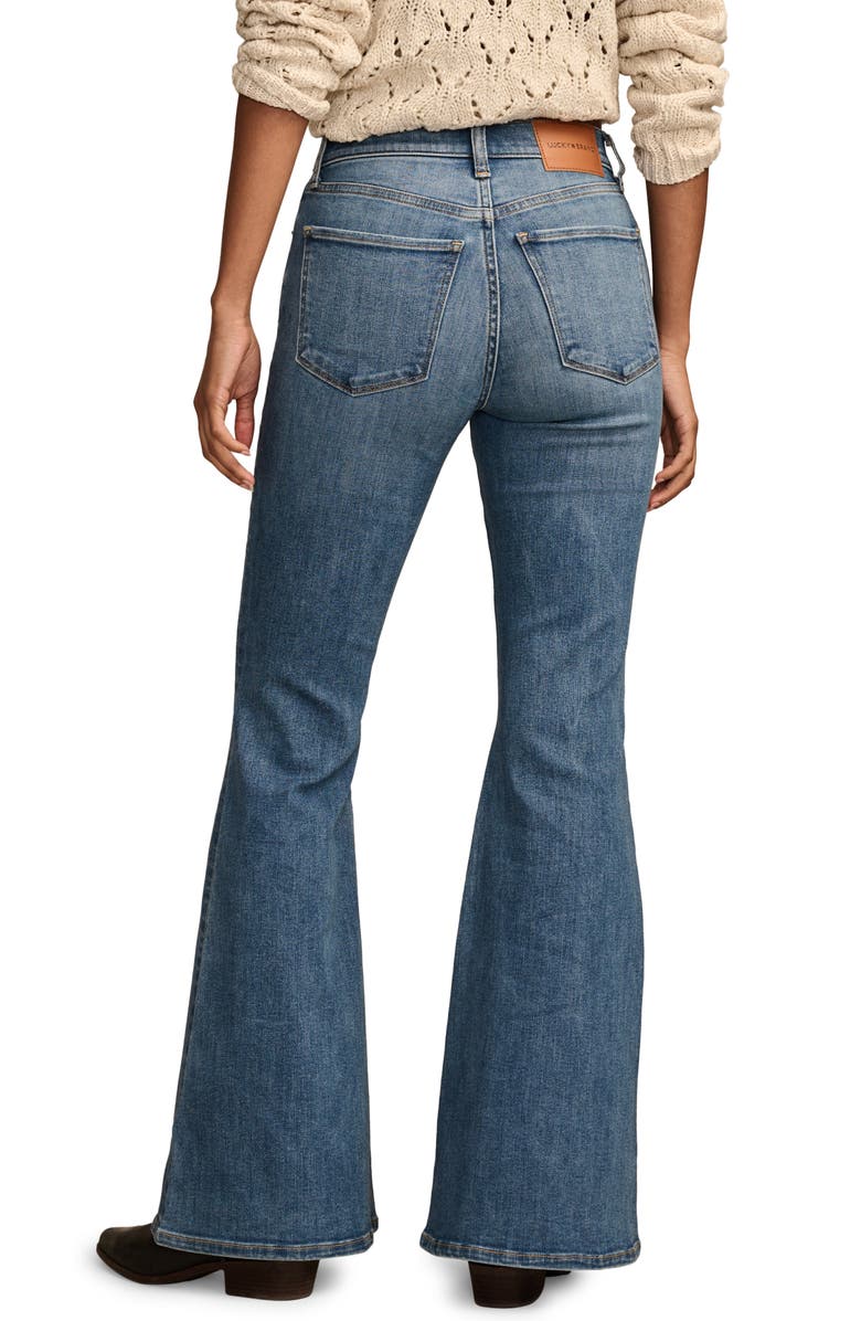 Lucky Brand Stevie High Waist Flare Jeans, Alternate, color, Something Sweet