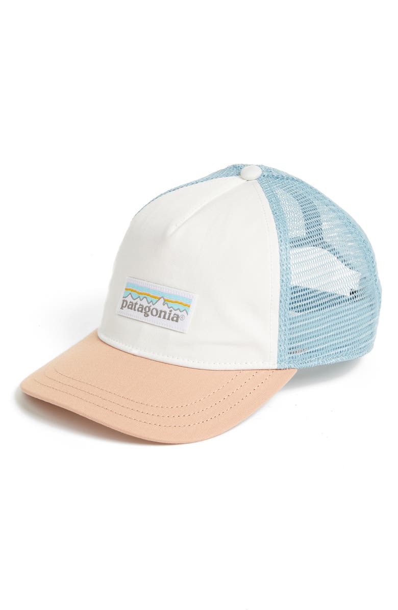 Patagonia P-6 Logo Layback Trucker Hat, Main, color, 