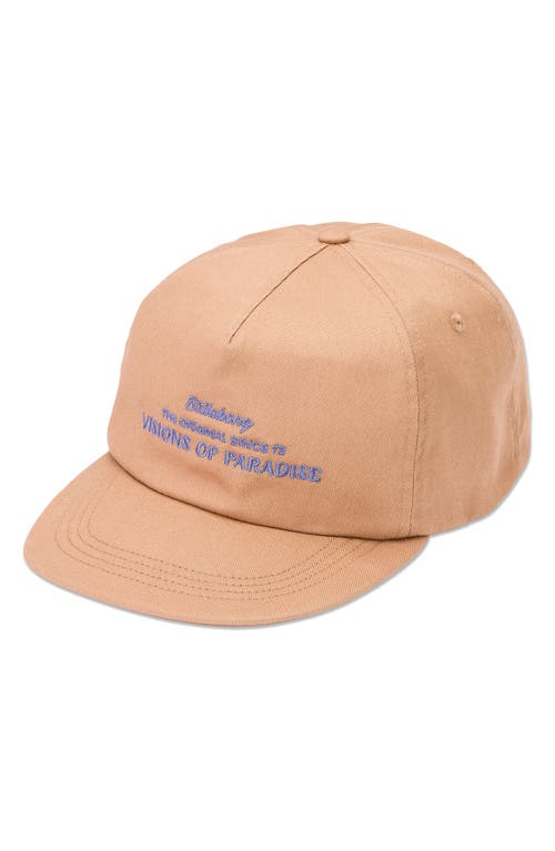 Billabong Grandpa Cotton Snapback Baseball Cap In Brown