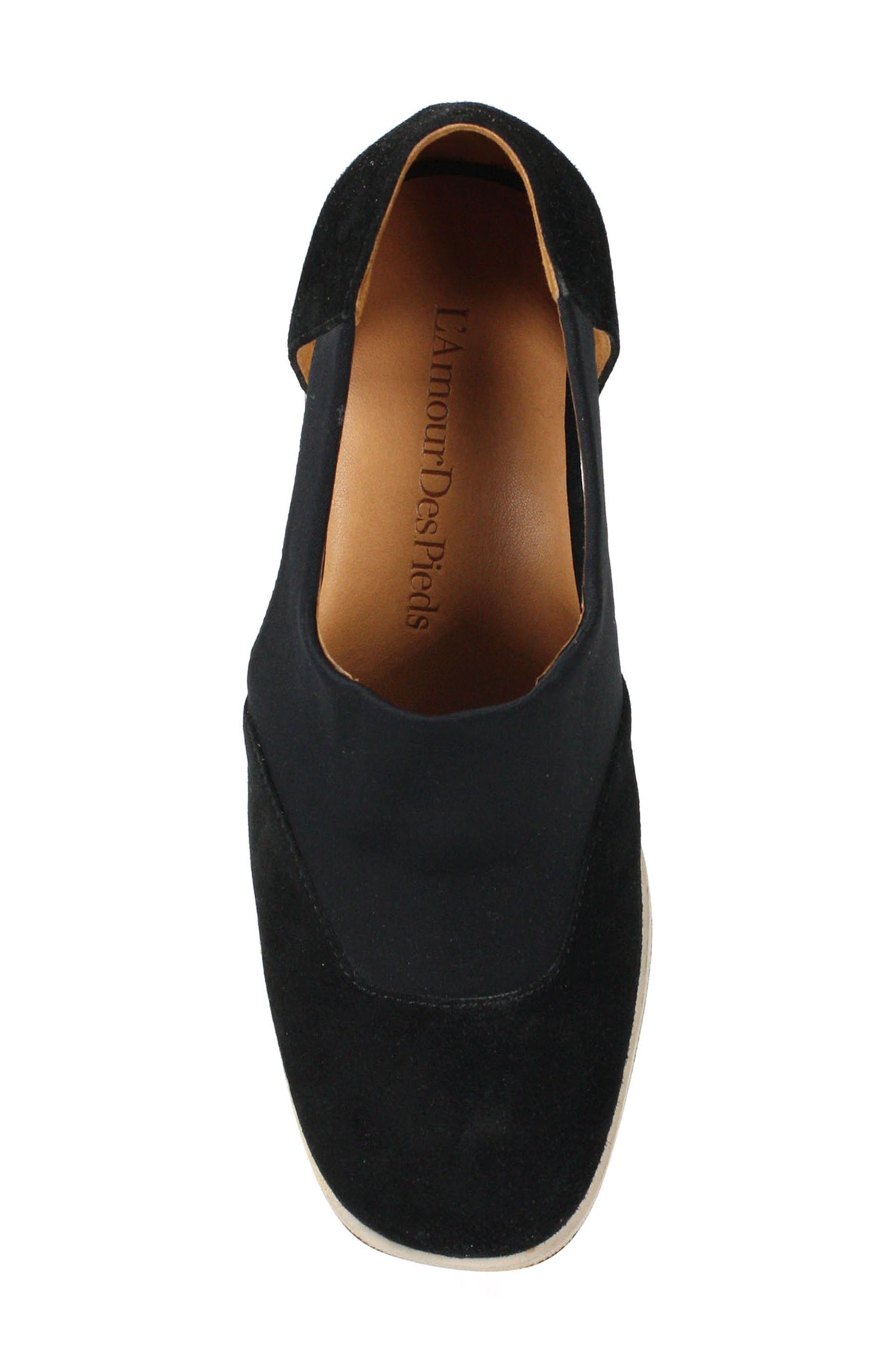 L'Amour des Pieds Questa Cutout Block Heel Loafer, Alternate, color, 