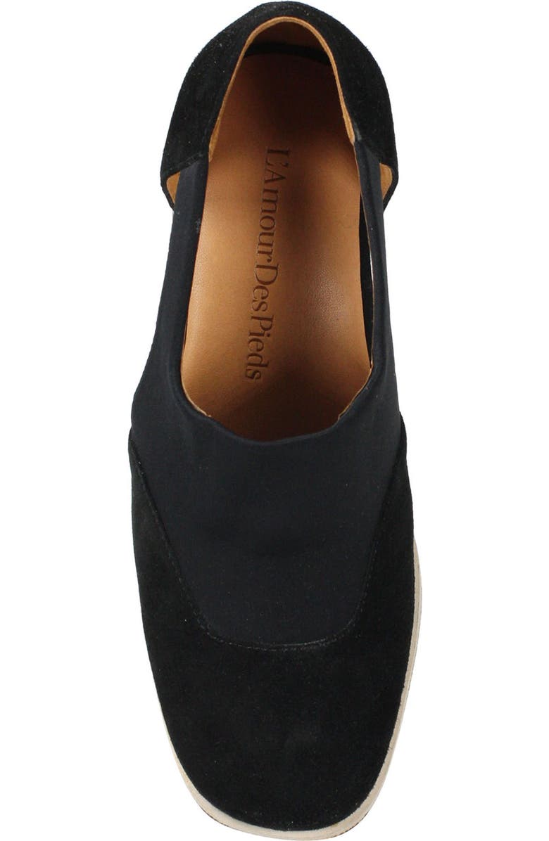 L'Amour des Pieds Questa Cutout Block Heel Loafer, Alternate, color,