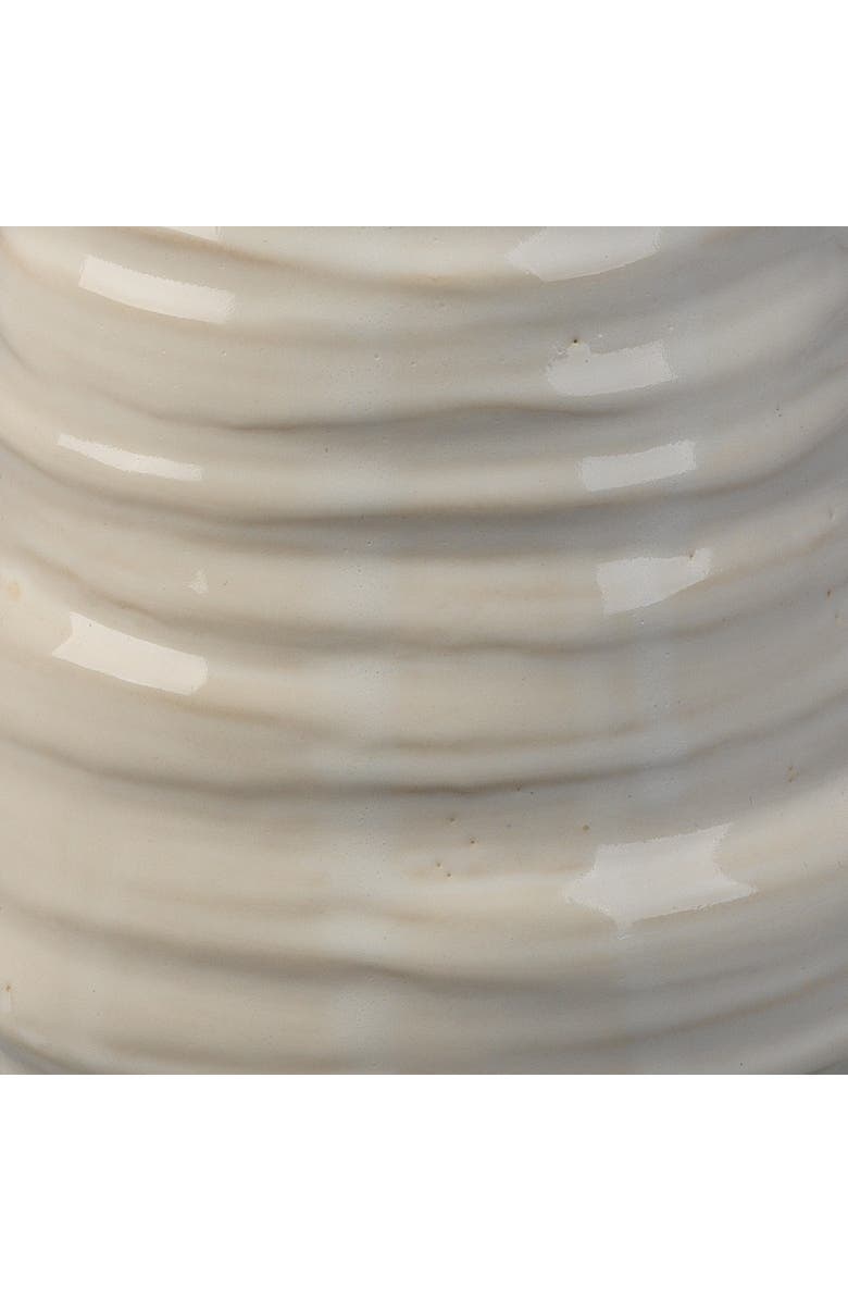 JAMIE YOUNG Marine Ceramic Decorative Vase, Medium, Alternate, color, Cream